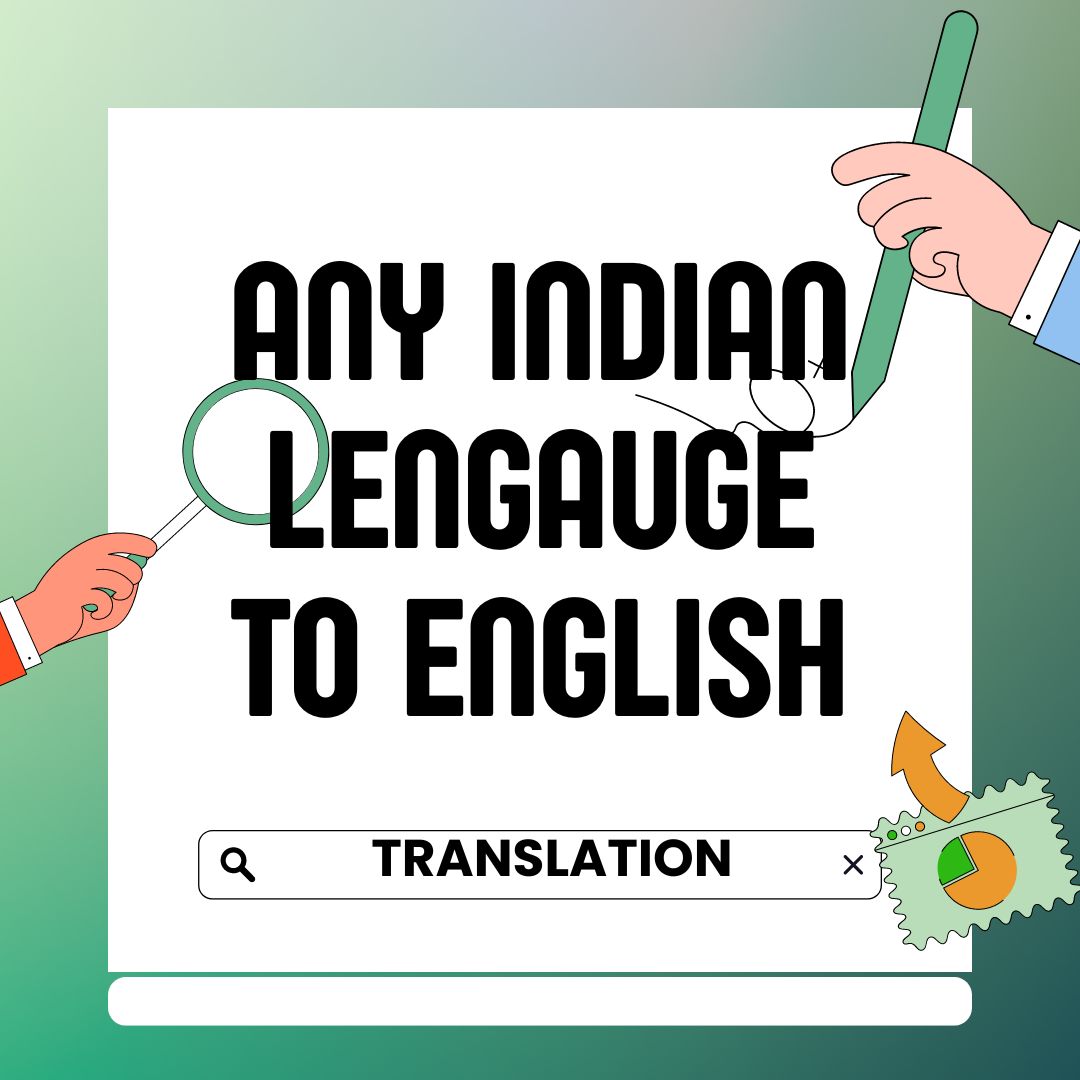 Any indian lengauge to english translation
